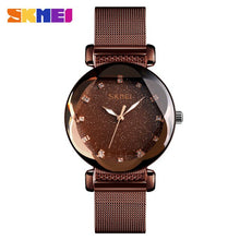 Charger l'image dans la galerie, Skmei Women quartz watches Starry sky Brightly Ladies Wristwatches Waterproof Fashion Montre Femme 2019 Luxe Gift For Female