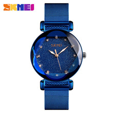 Charger l'image dans la galerie, Skmei Women quartz watches Starry sky Brightly Ladies Wristwatches Waterproof Fashion Montre Femme 2019 Luxe Gift For Female
