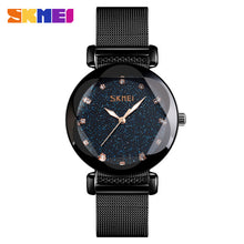 Charger l'image dans la galerie, Skmei Women quartz watches Starry sky Brightly Ladies Wristwatches Waterproof Fashion Montre Femme 2019 Luxe Gift For Female